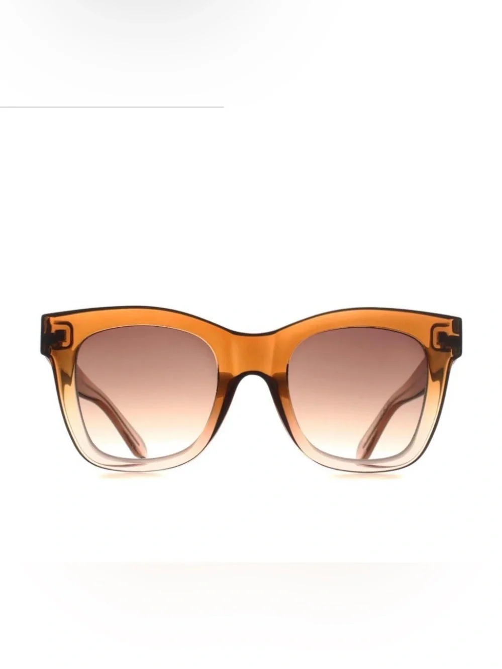 Quay Afterhours Brown Acetate Sunglasses with Brown Gradient Lenses
